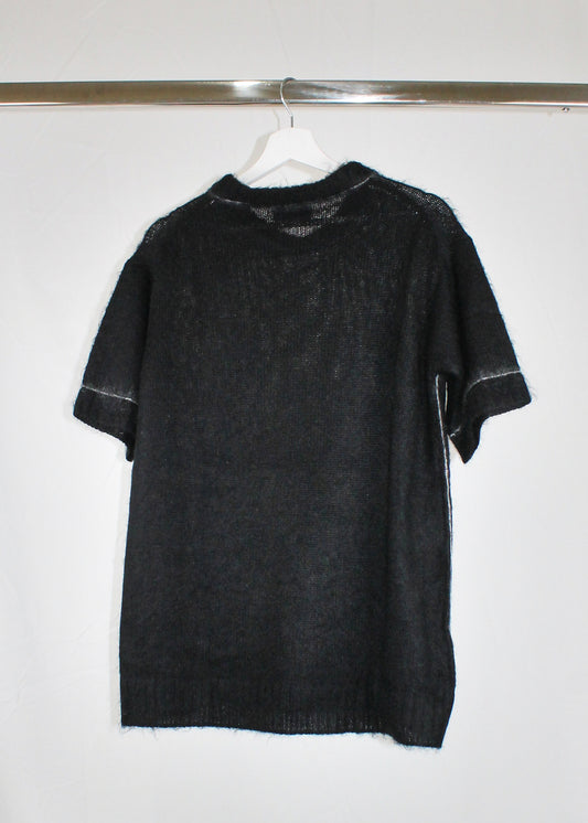 Prada Mohair Blend Short-Sleeve Jumper