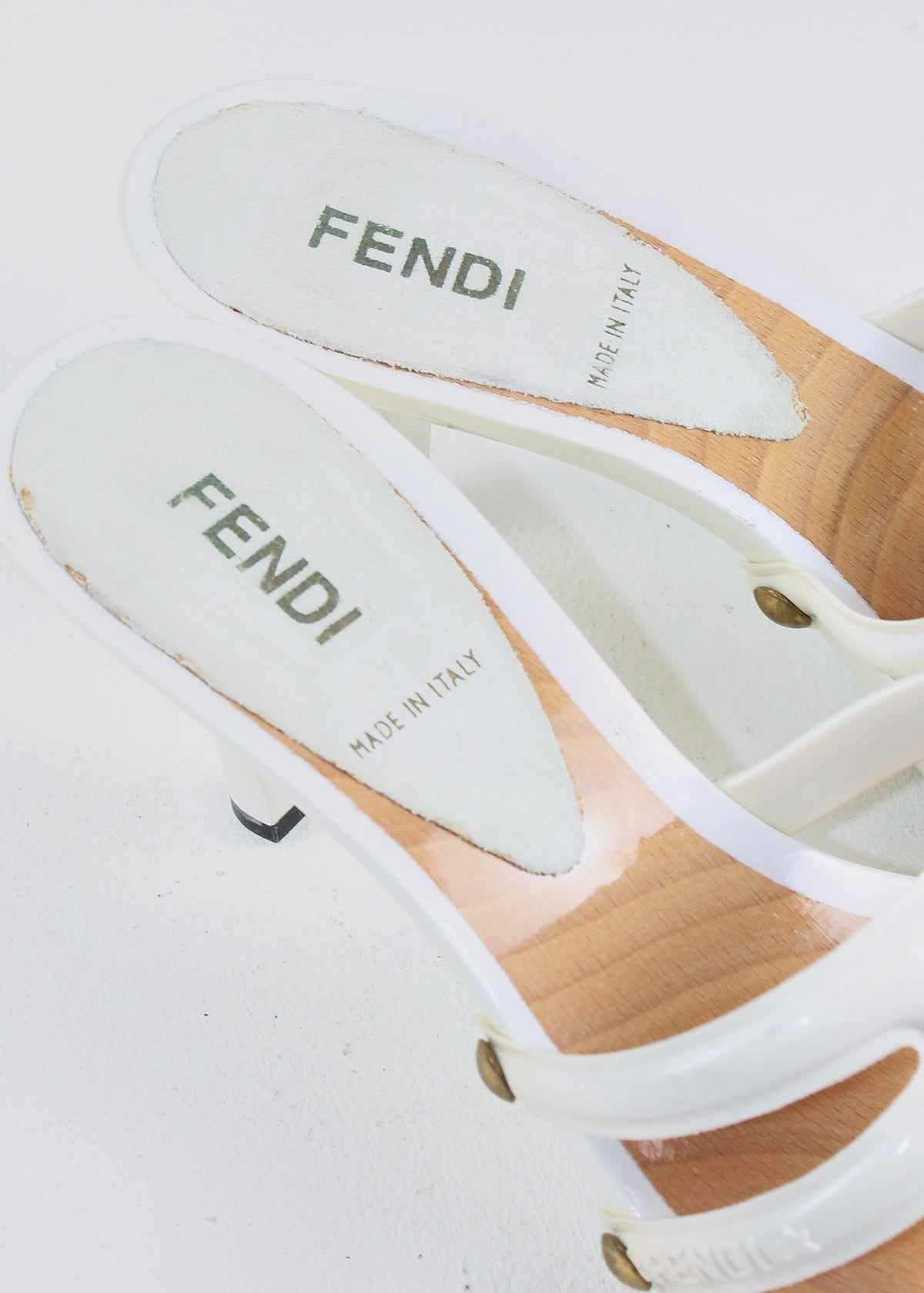 Fendi High-Heeled Mule Slide