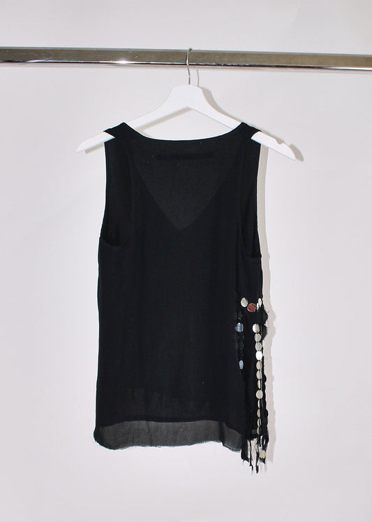 Dirk Bikkembergs Silk Sequins Top (SS2005)