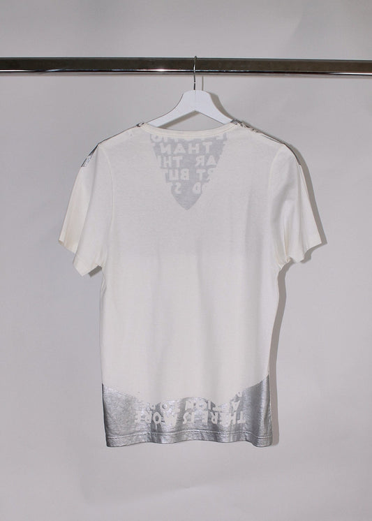 Maison Martin Margiela Aids Silver T-shirt
