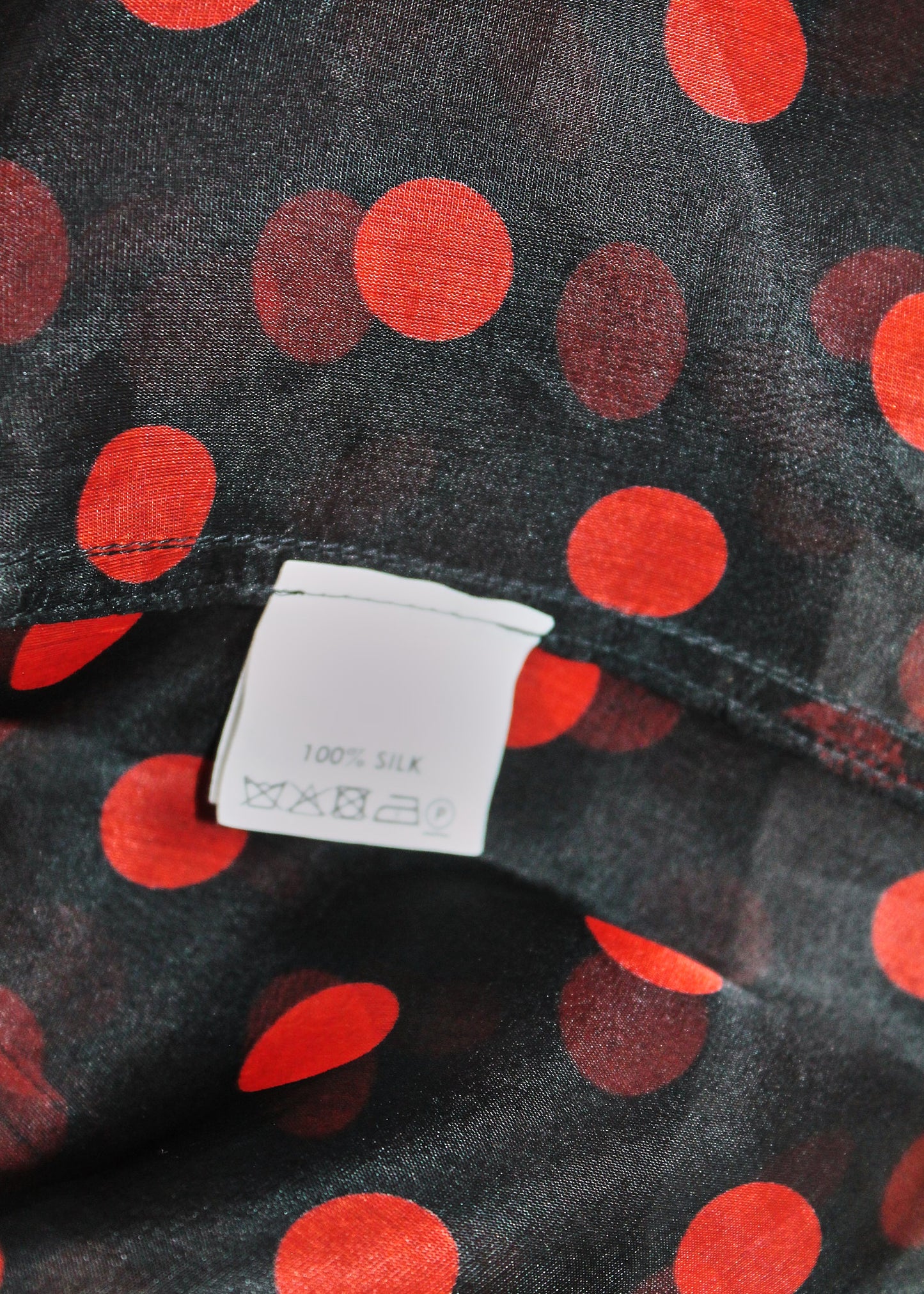 Dries Van Noten Red Polka Dots Shirt