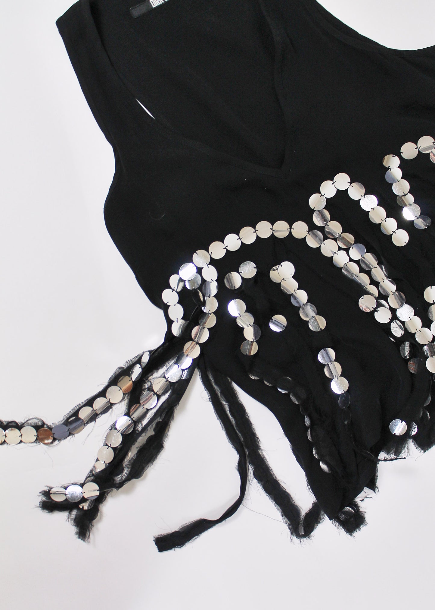 Dirk Bikkembergs Silk Sequins Top