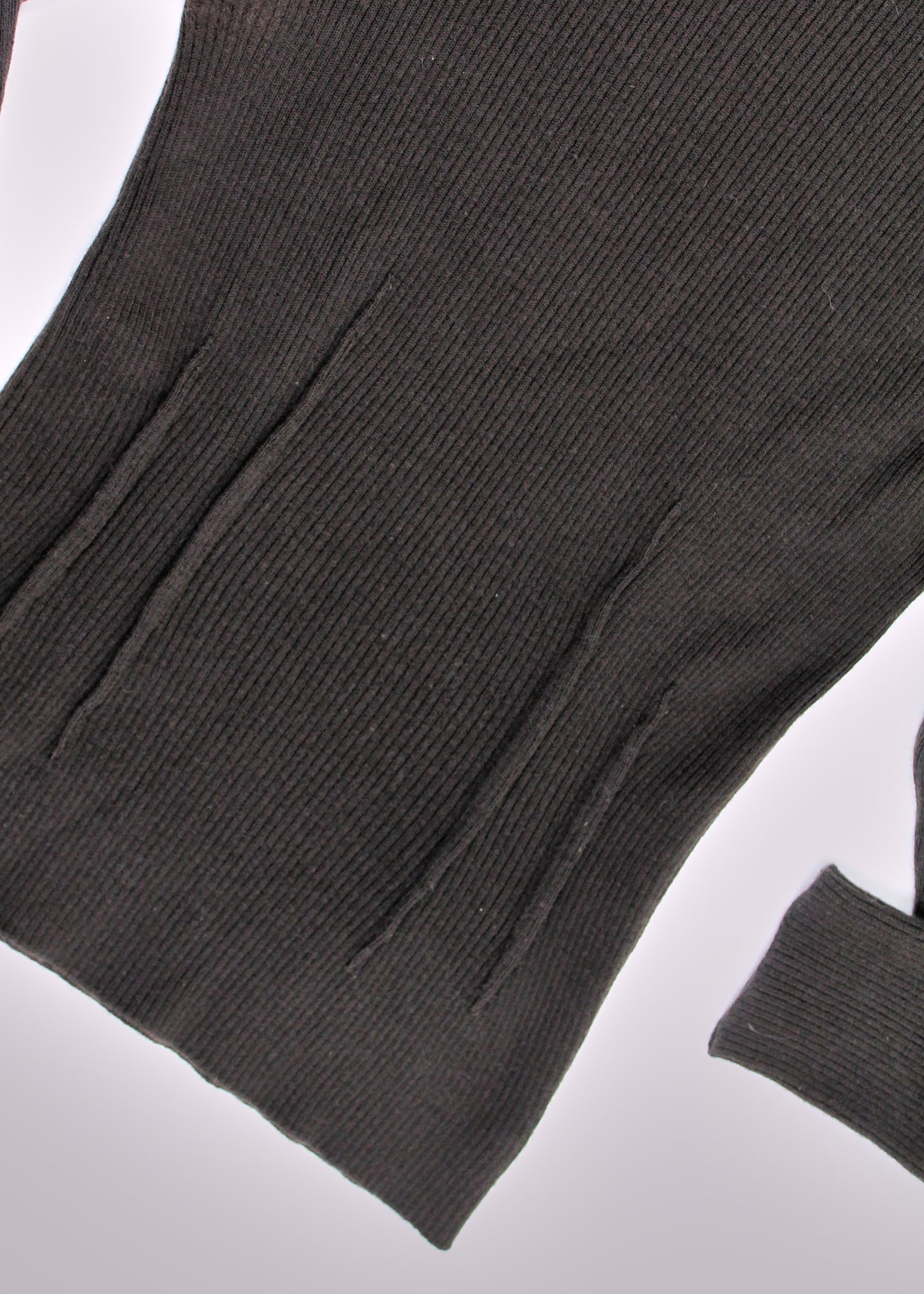 Prada Brown Rib Knit Jumper