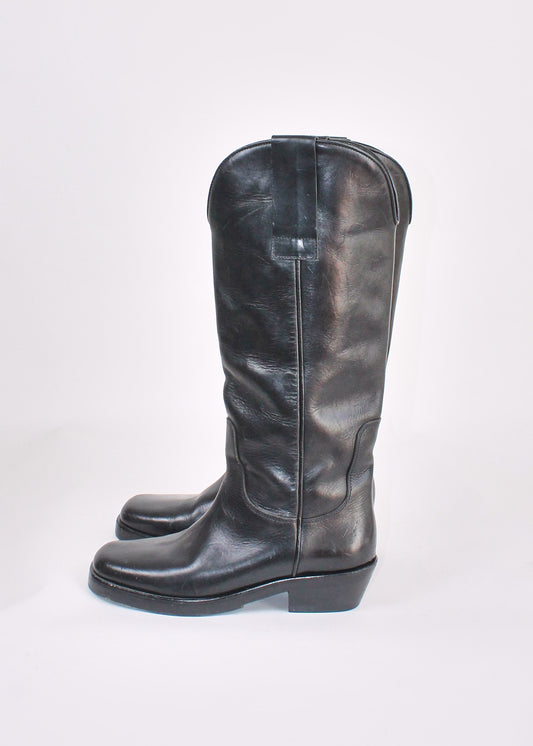 Raf Simons Knee High Western Boots