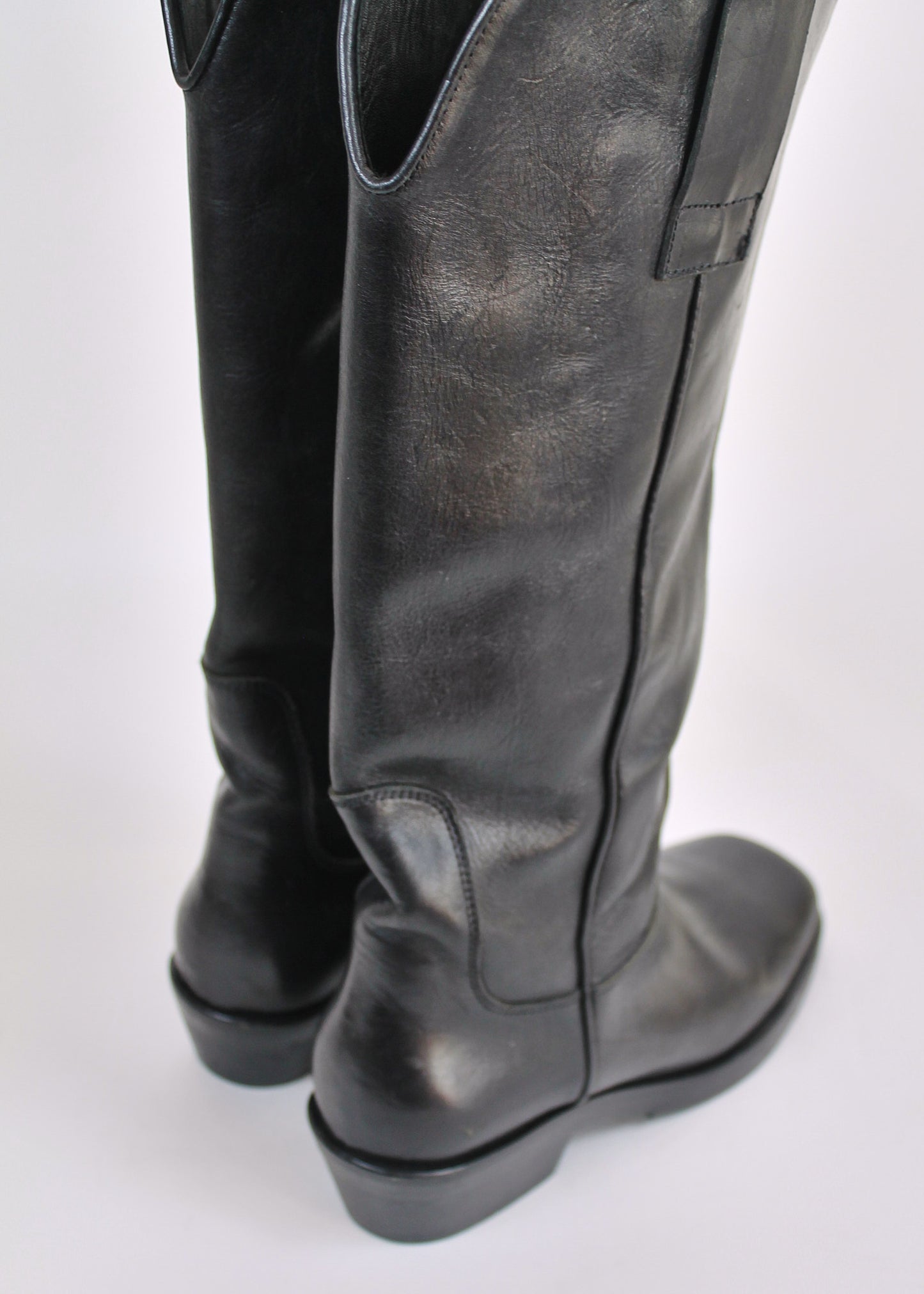 Raf Simons Knee High Western Boots