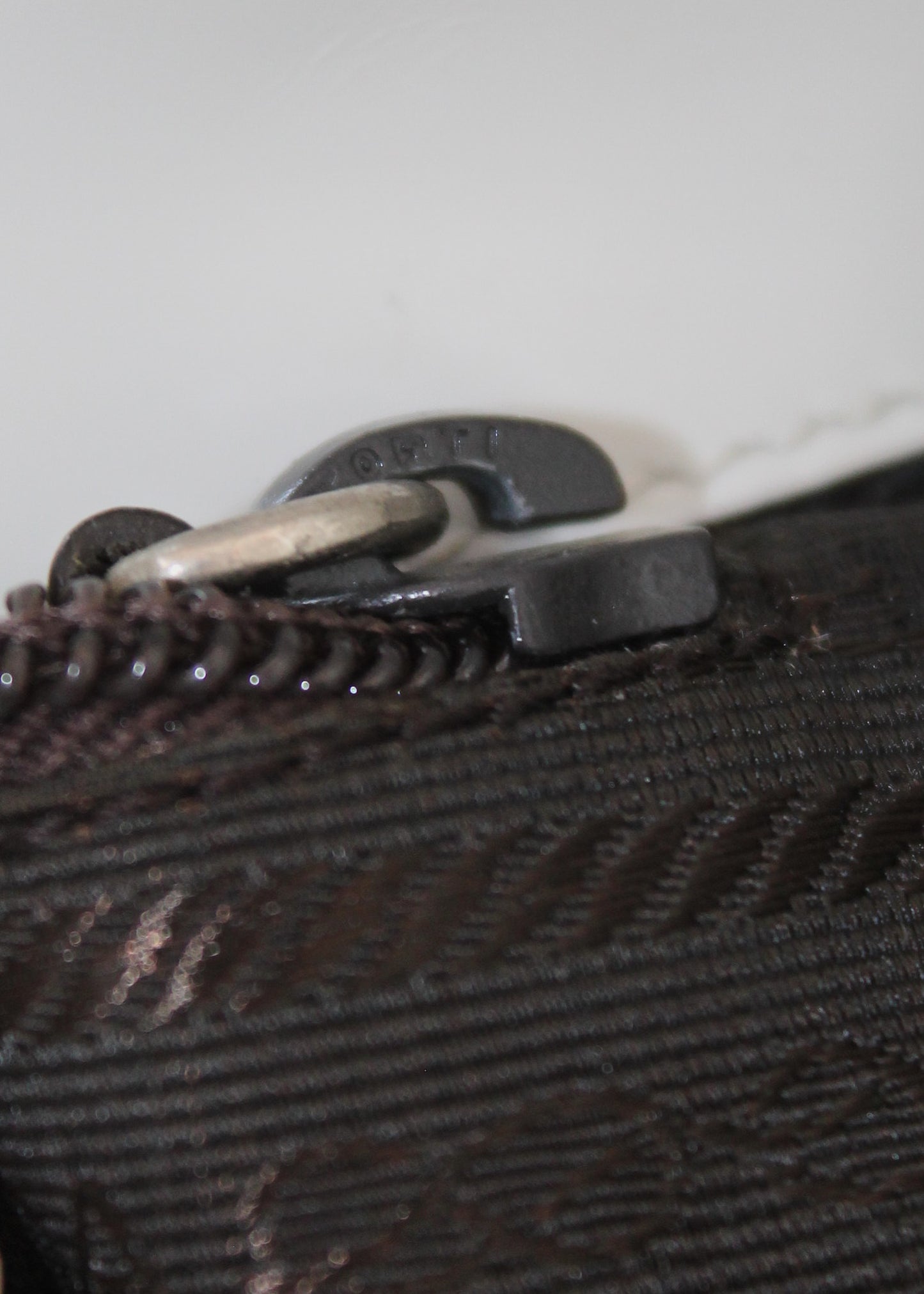 Prada Suede Handbag with Croc-Embossed Handle