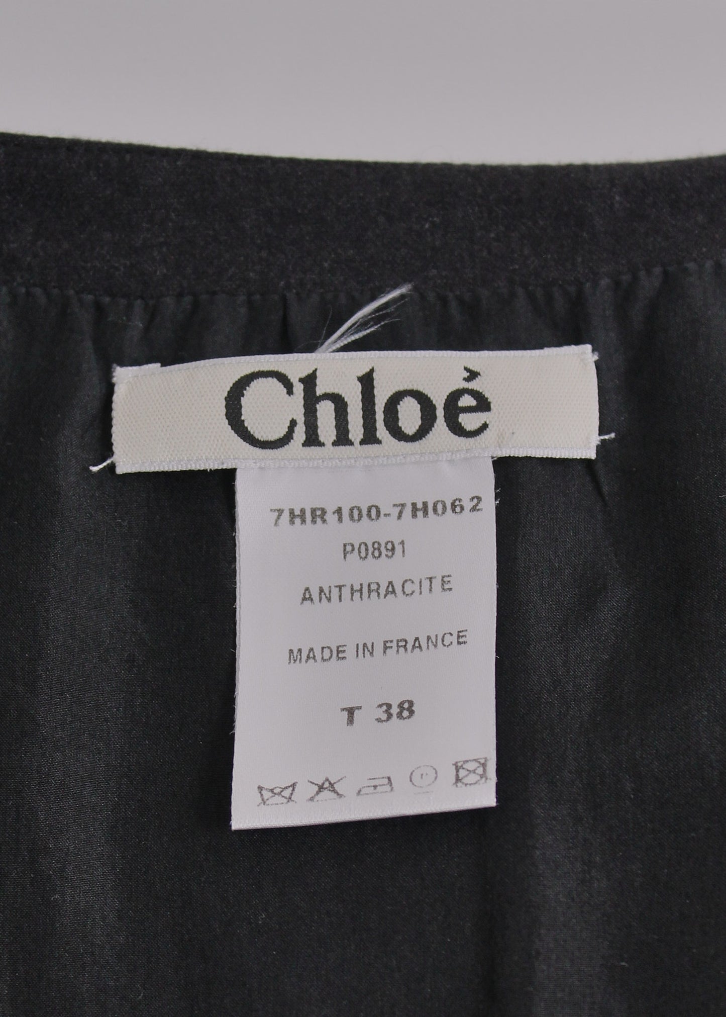 Chloé Wool Gathered Short Dress