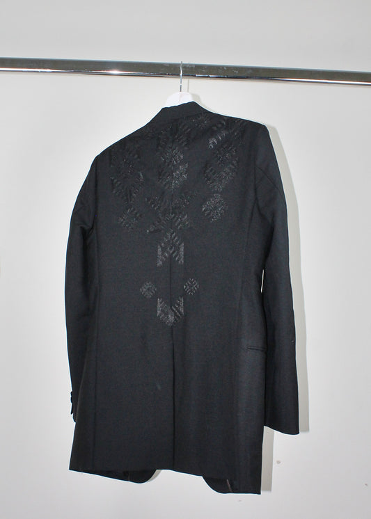 Roberto Cavalli Embroidered Wool Blazer