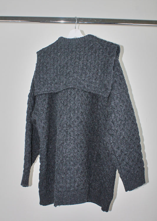 Raf Simons Blue Monday Embellished Honey Stitch Sweater (AW2019)