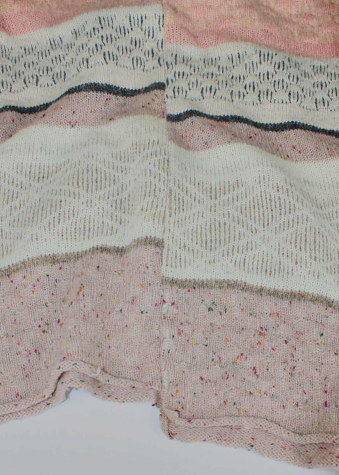 Junya Watanabe Comme des Garçons Patchwork Asymmetric Knitted Sweater (1997)