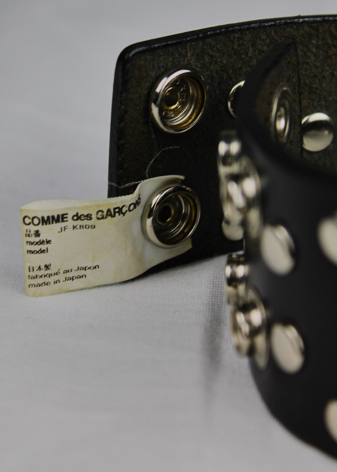 Junya Watanabe Comme des Garçons Studded Leather Bracelet