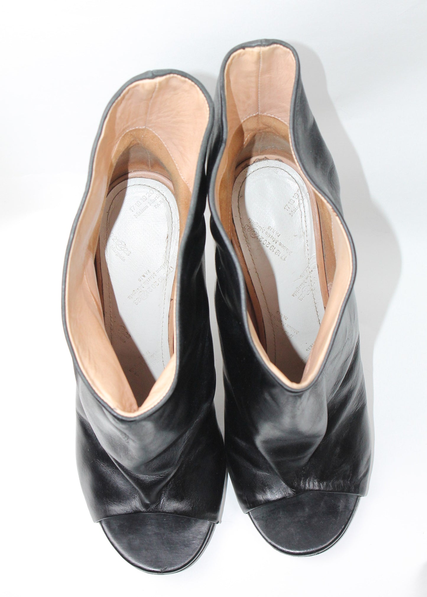 Maison Martin Margiela Peep Toe Boots (SIZE 37)