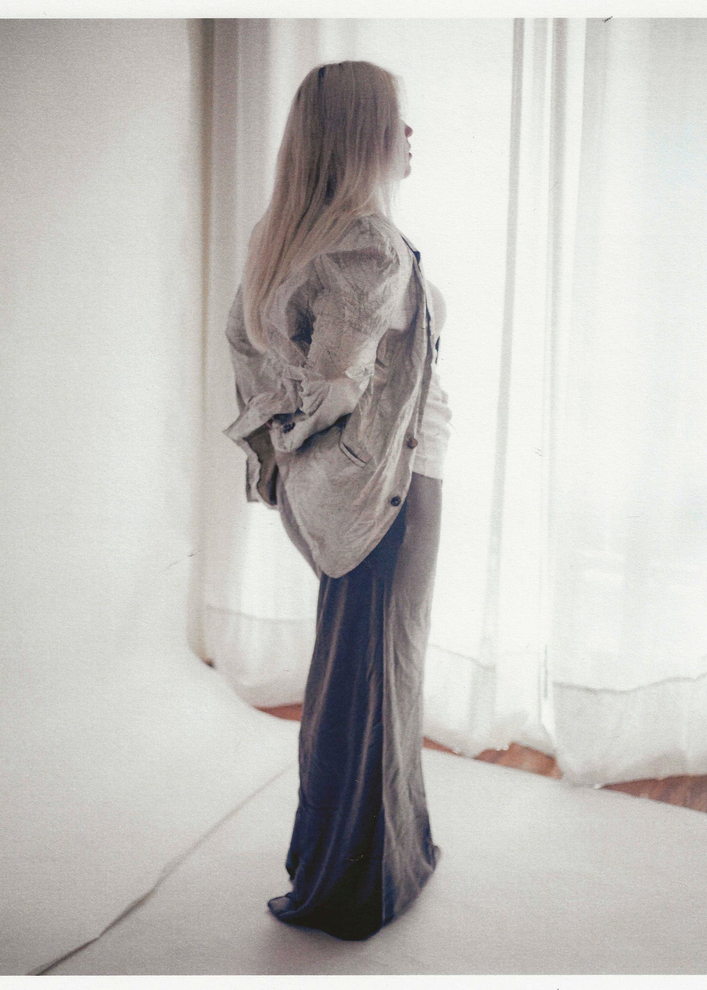 Maison Martin Margiela Silver Coated Blazer