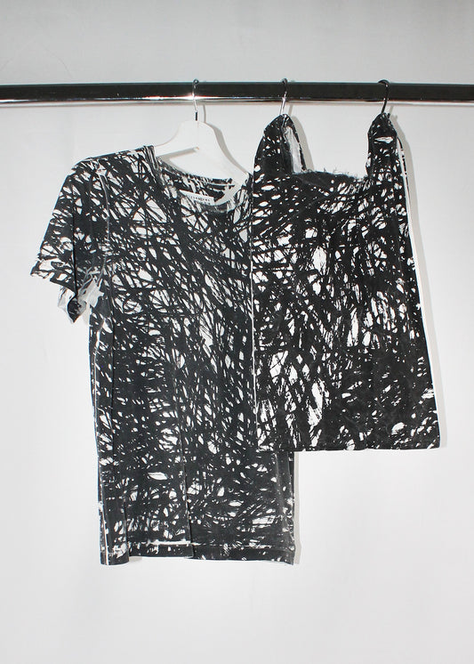 MM6 Printed T-shirt With Match Tote Bag