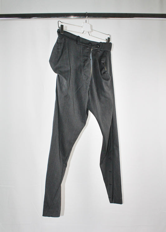 Vivienne Westwood Grey 'Drunken' Trousers