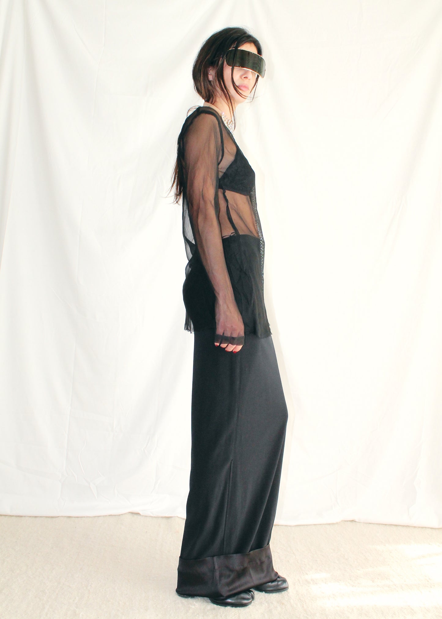 Jean Paul Gaultier Black Long Skirt