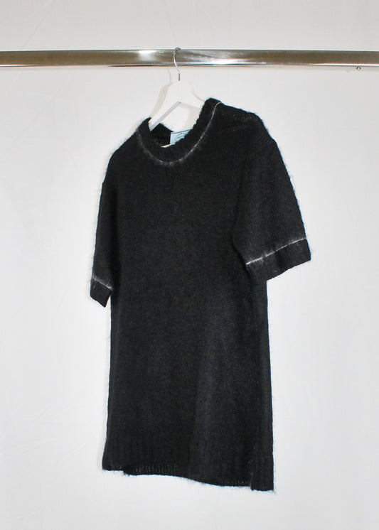 Prada Mohair Blend Short-Sleeve Jumper