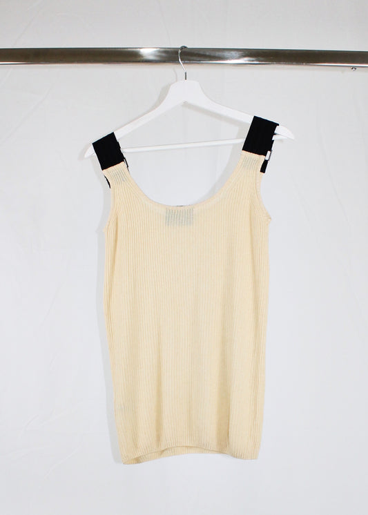 Dolce & Gabbana Striped Cotton Tank Top