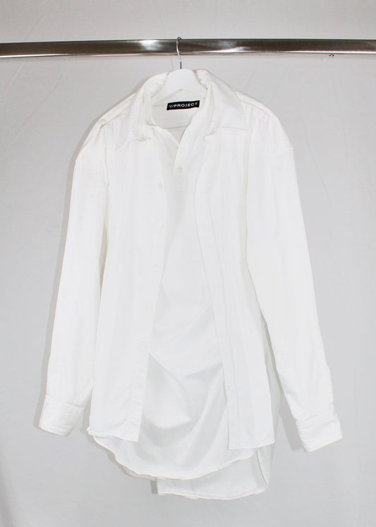 Y/Project Layered Double Collar Oversized Shirt
