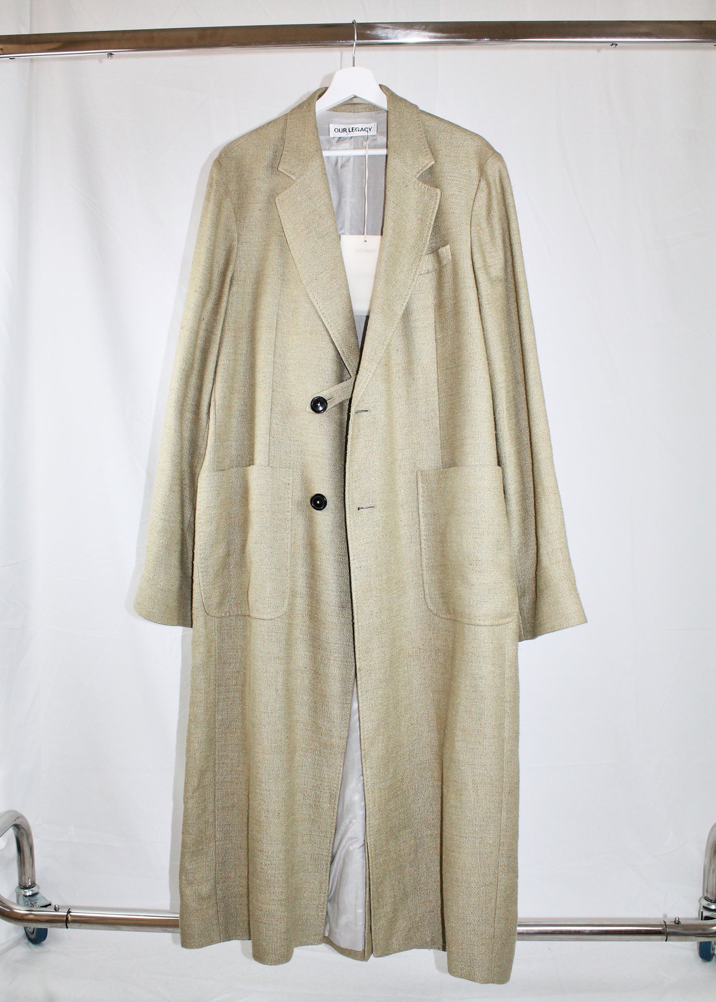 Our Legacy Robe Linen Overcoat