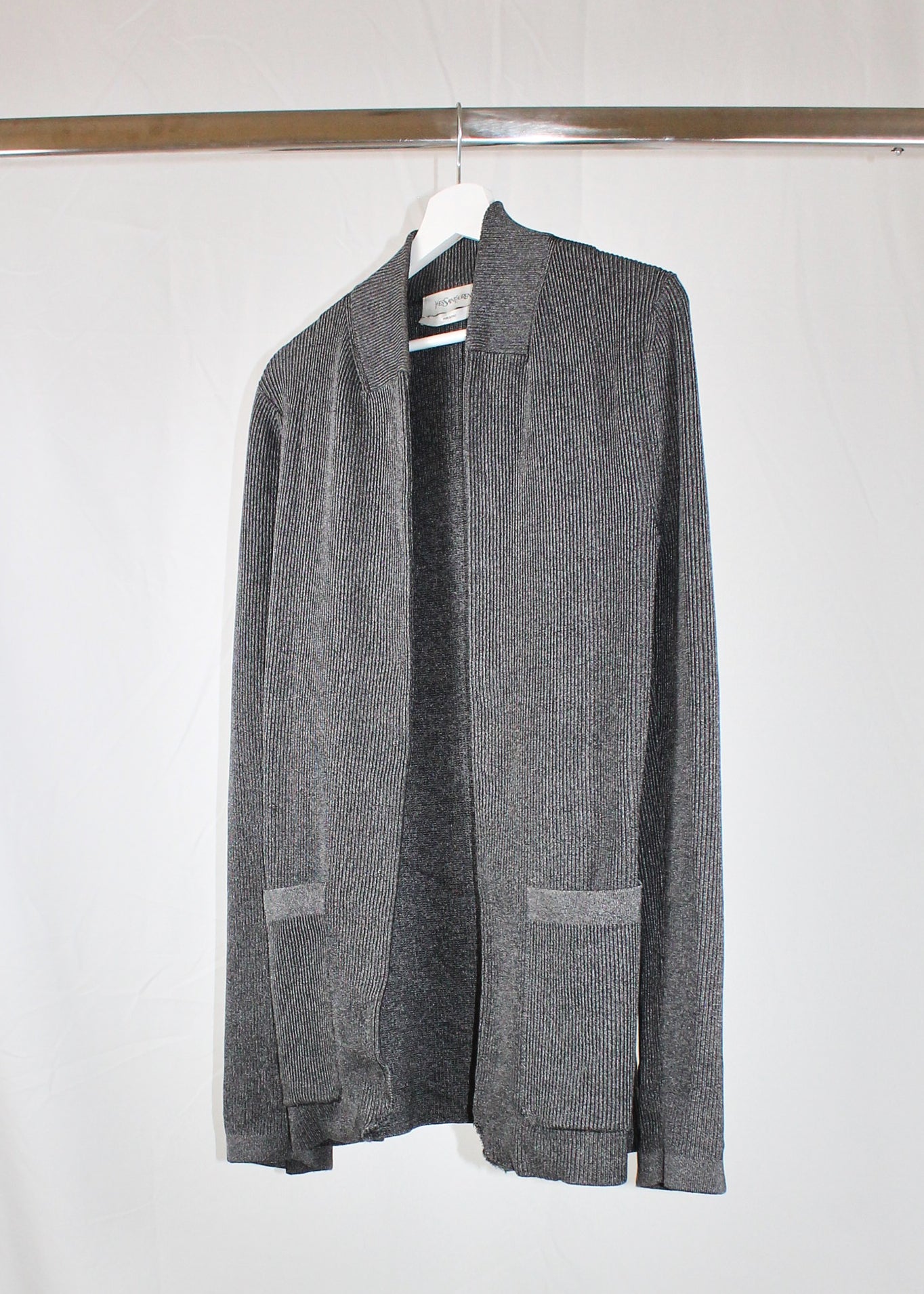 Yves Saint Laurent by Stefano Pilati Grey Cardigan