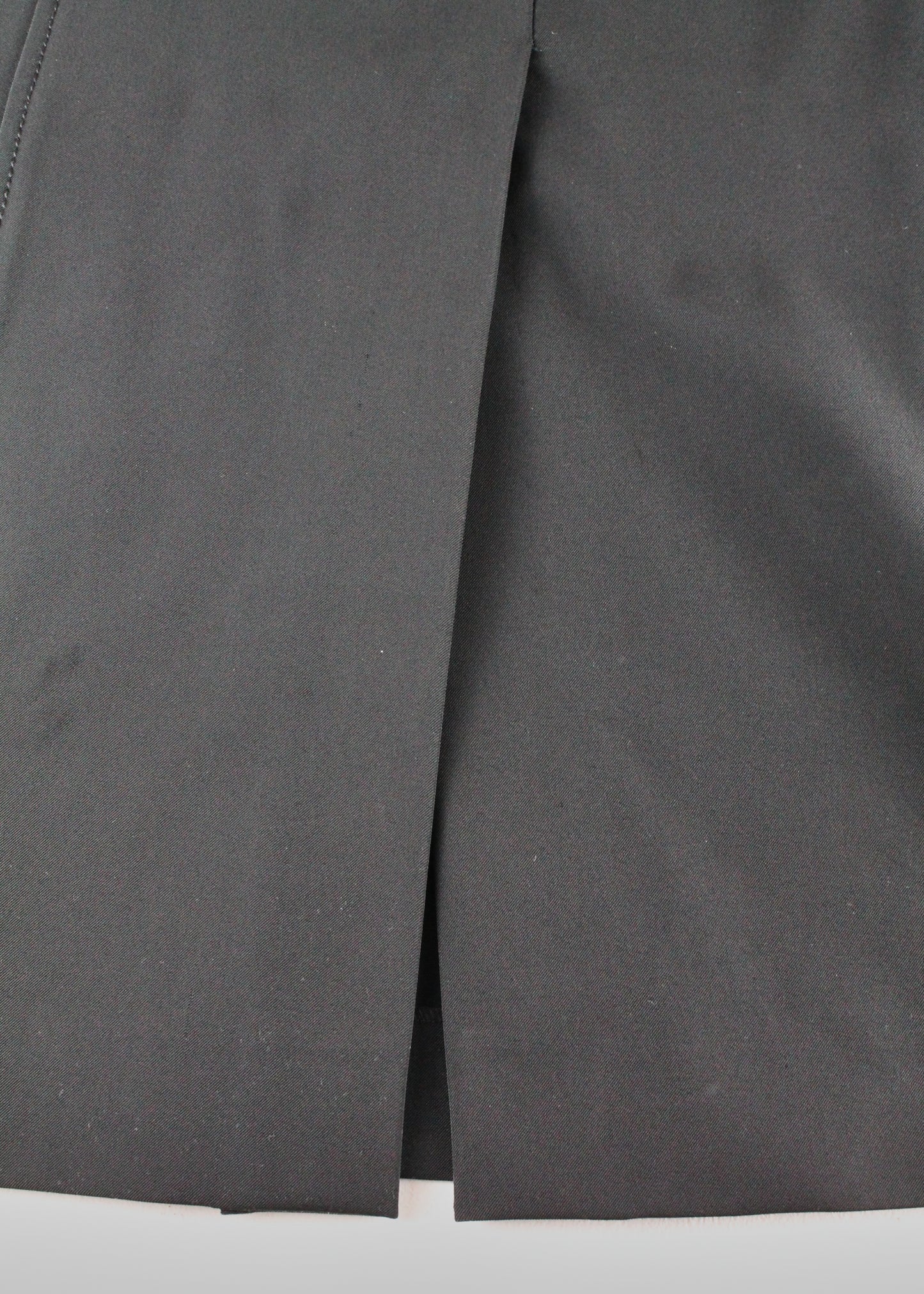 Prada Black Nylon Mid Length Skirt