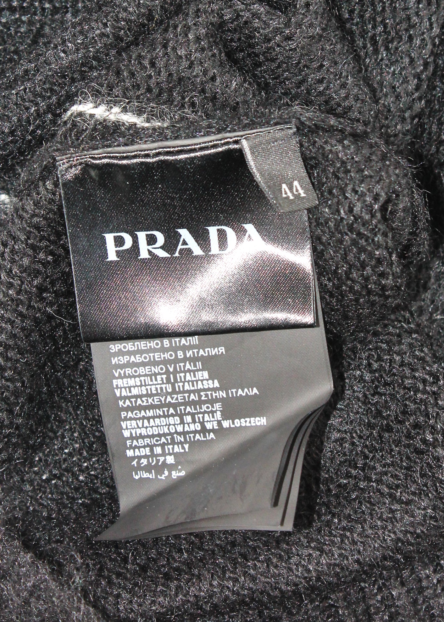 Prada Mohair Blend Short-Sleeve Jumper