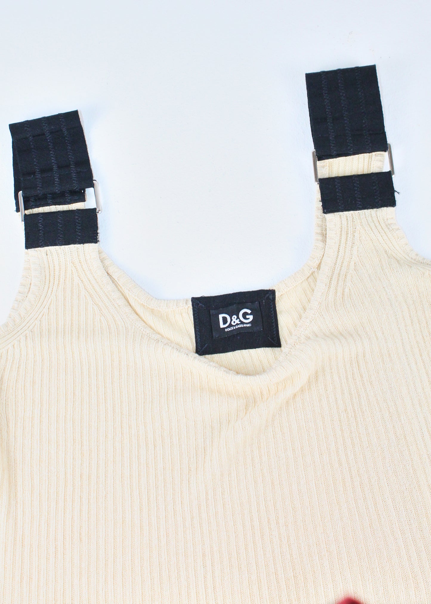 Dolce & Gabbana Striped Cotton Tank Top