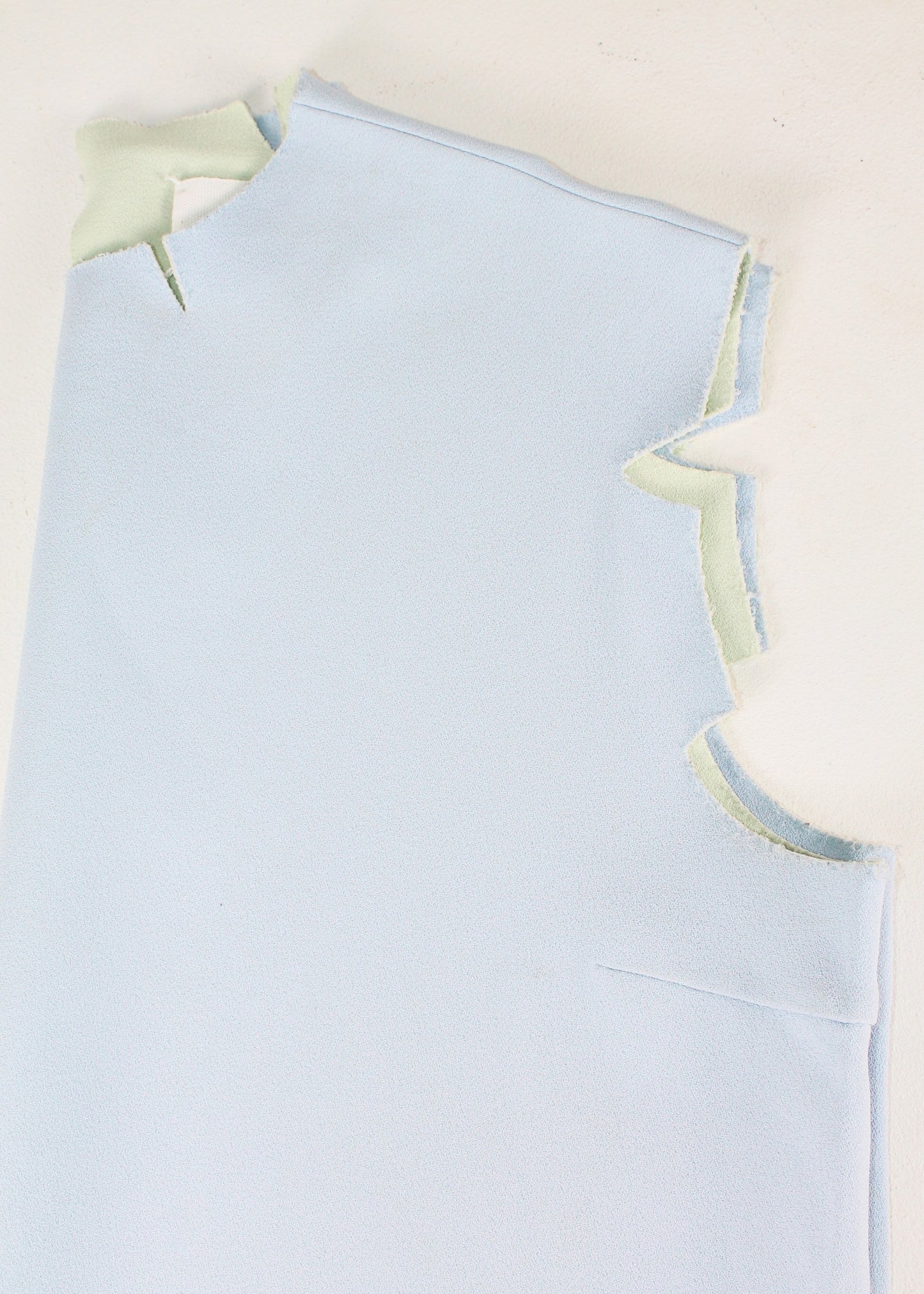 Maison Martin Margiela Light Blue Flat Pattern Top