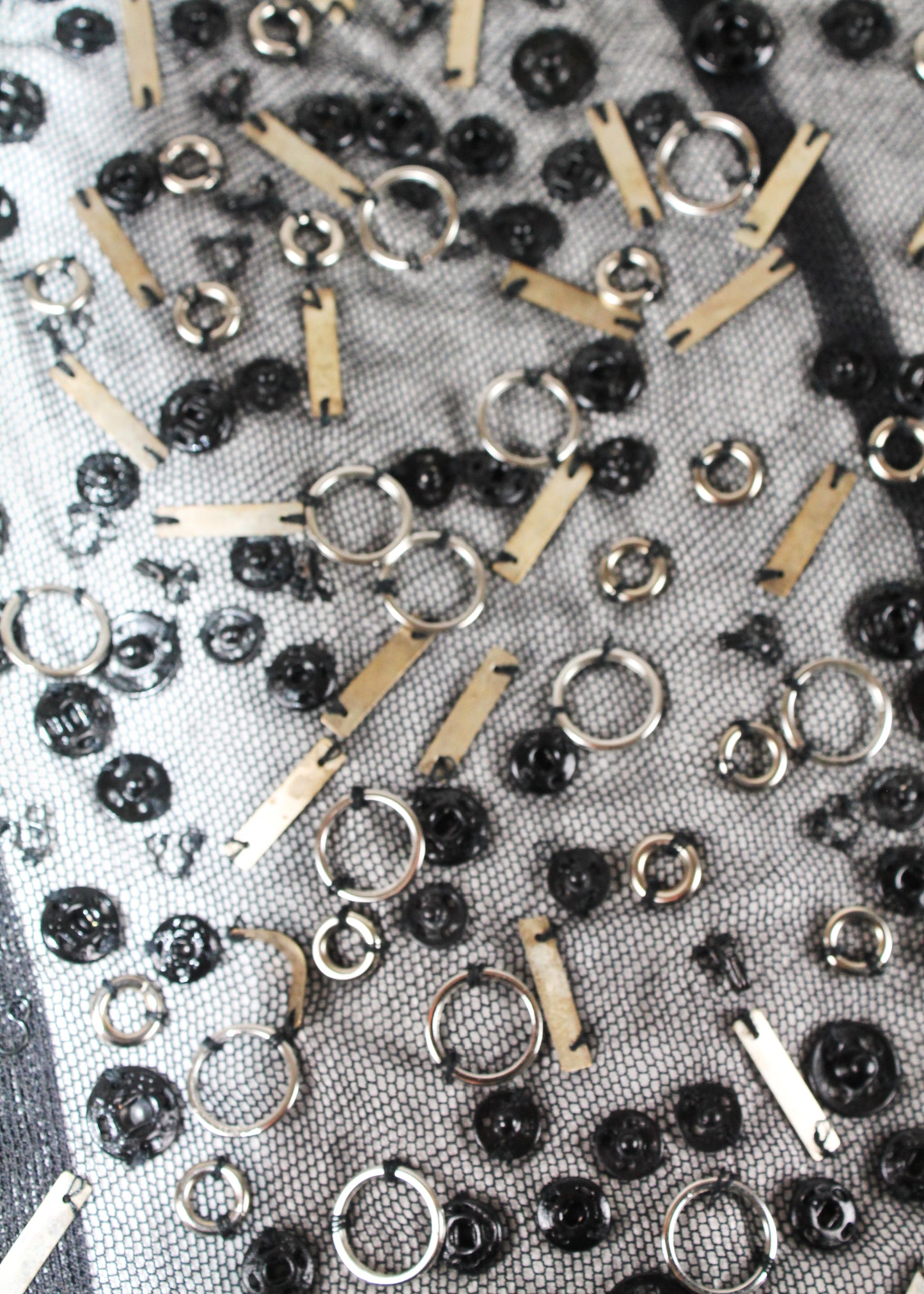 Dolce & Gabbana Studded Metal Mesh Double Layer Tank Top
