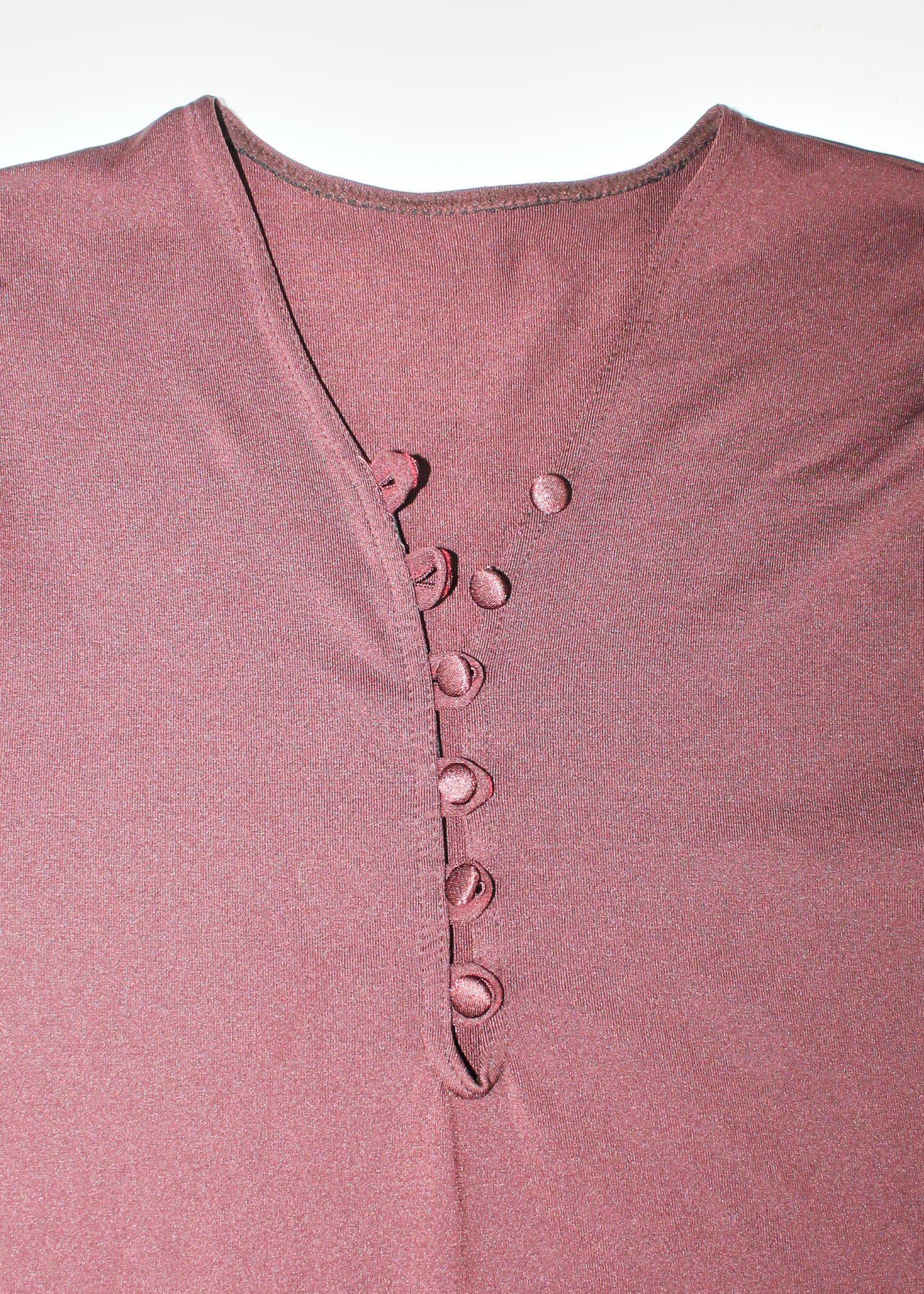 Christian Dior Vintage Brown Button-Down Bodysui