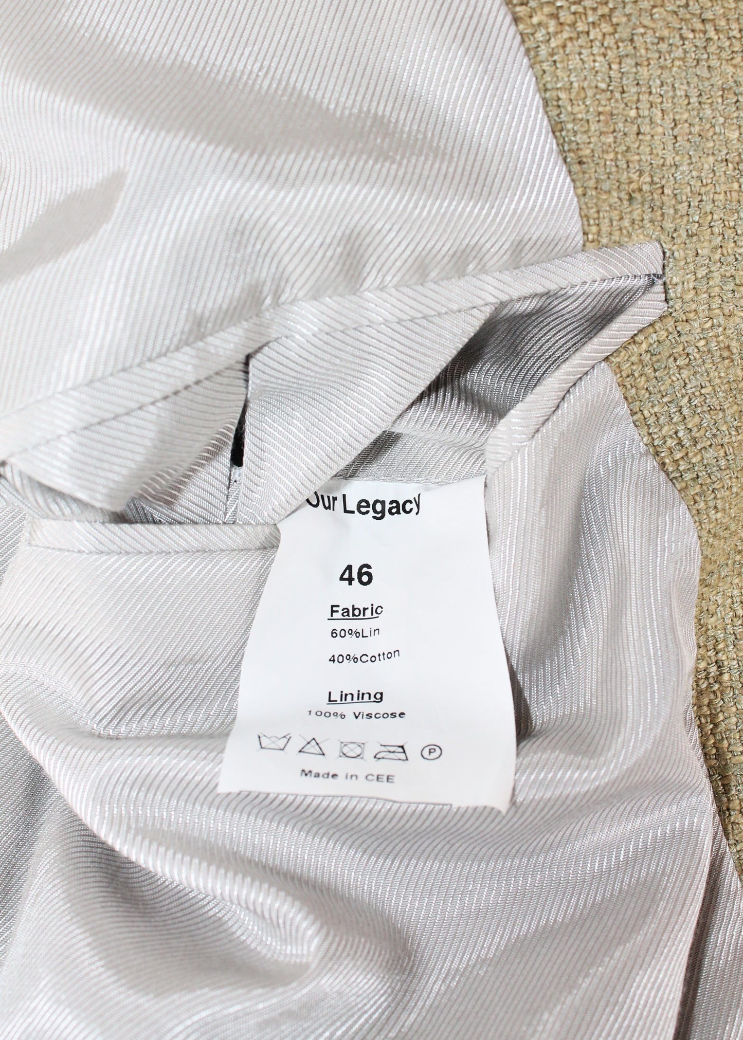 Our Legacy Robe Linen Overcoat