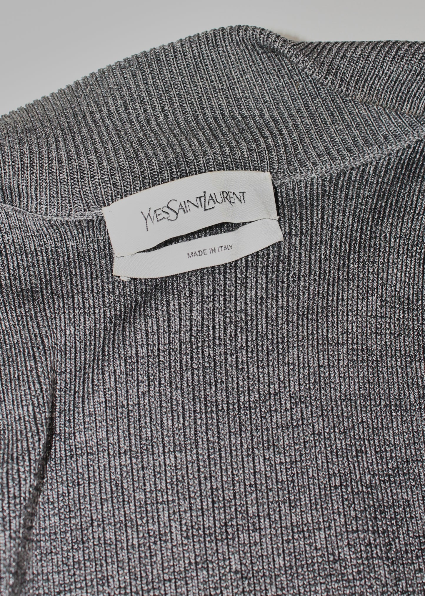 Yves Saint Laurent by Stefano Pilati Grey Cardigan