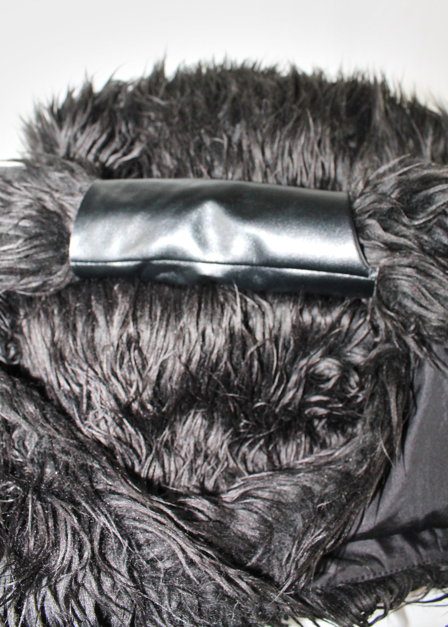 Our Legacy Drip Dark Brown Fur Bag