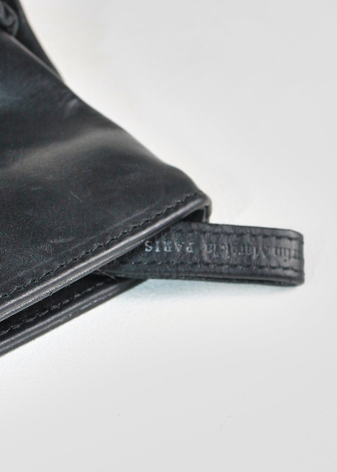 Maison Martin Margiela Black Leather Clutch (FW 2010)