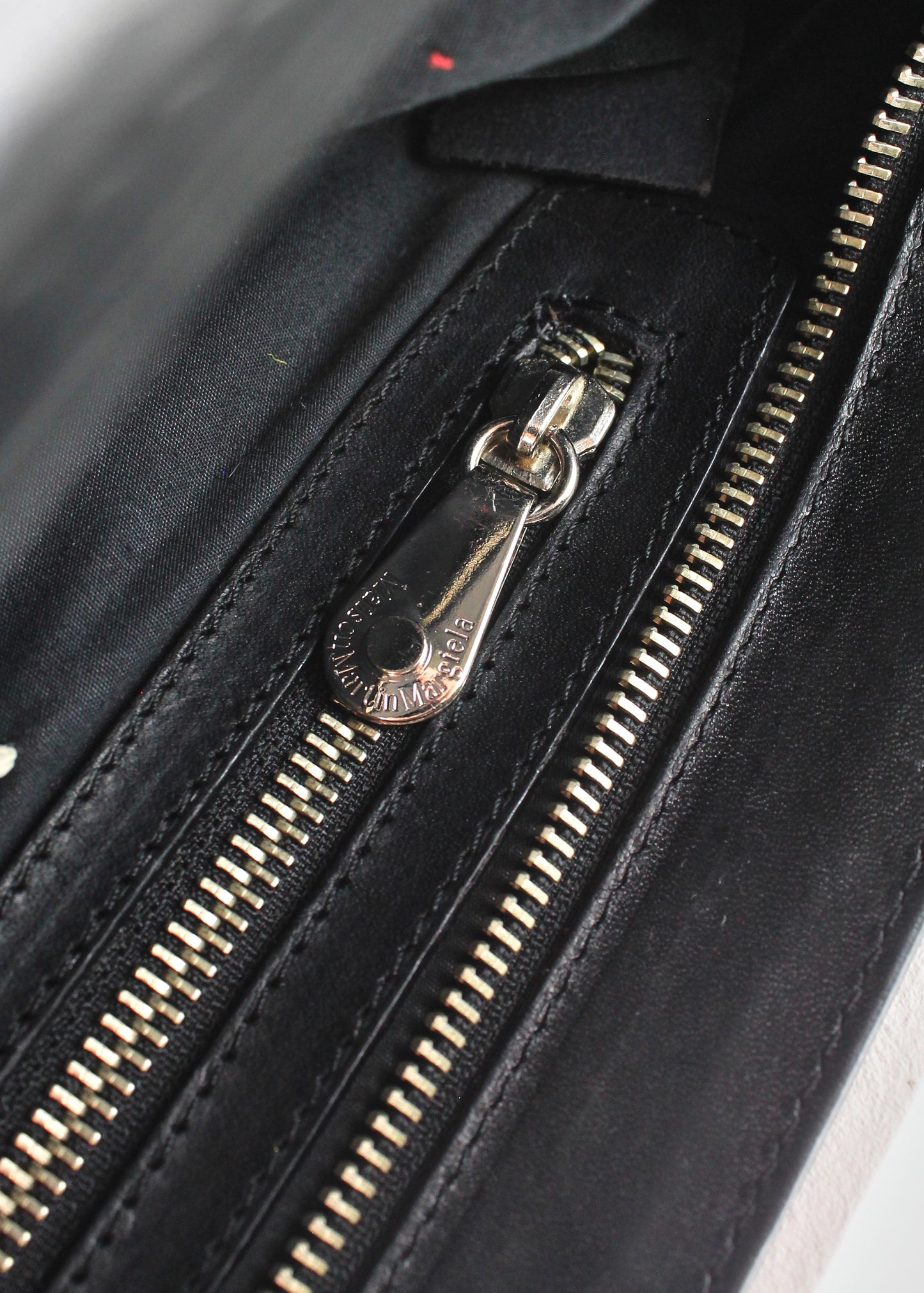 Maison Martin Margiela Black Leather Clutch (FW 2010)