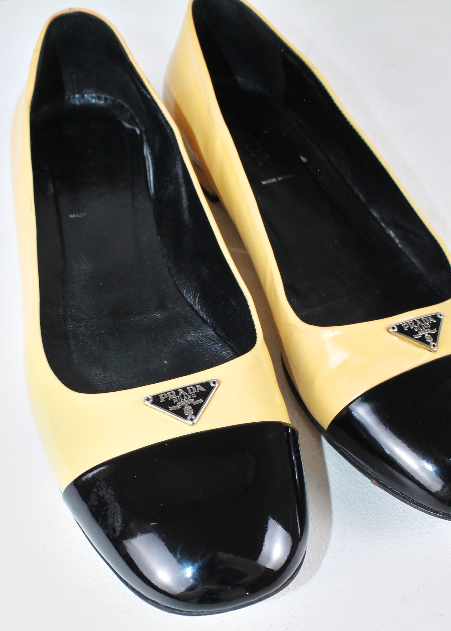 Prada Patent Leather Ballet Flats