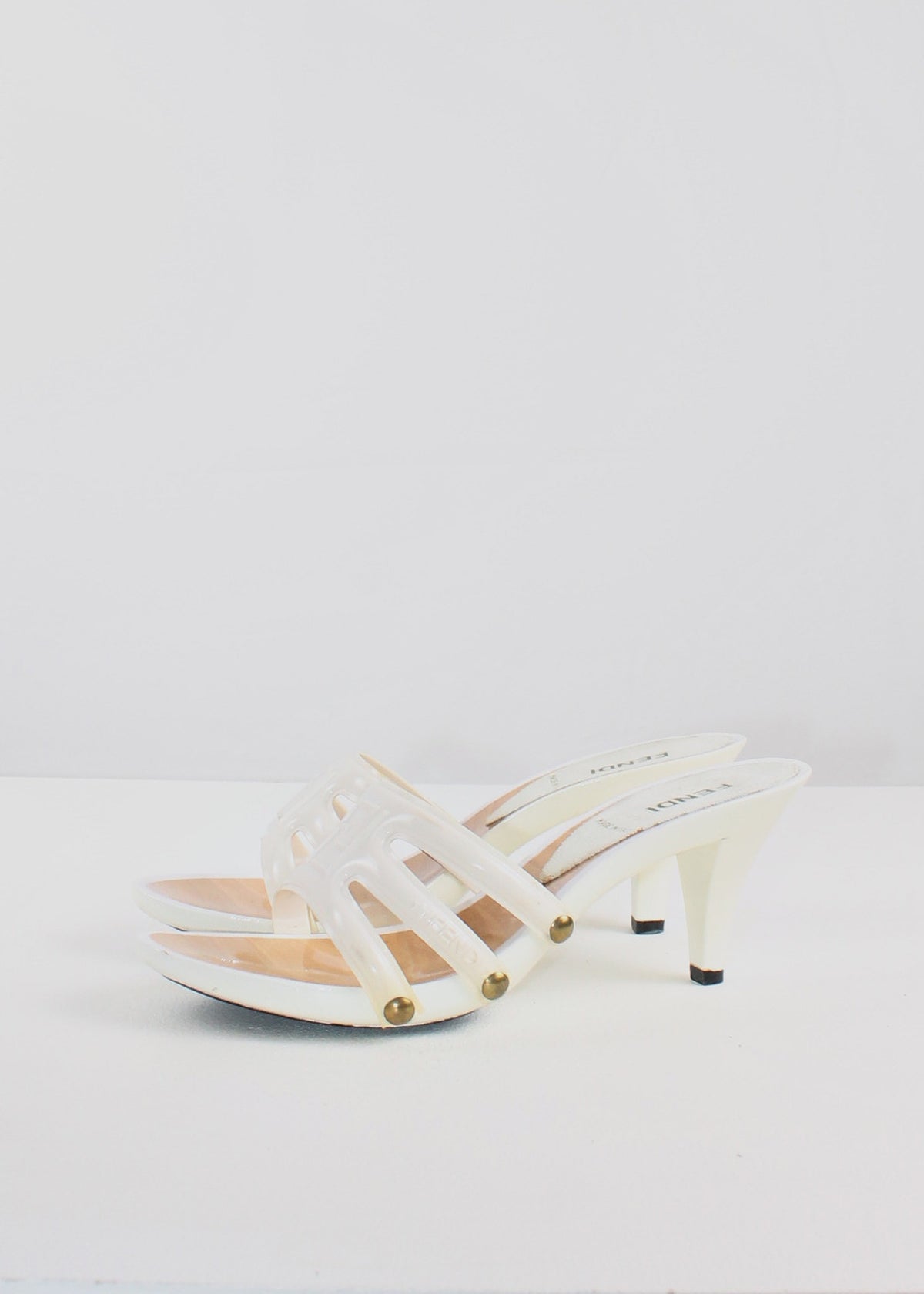 Fendi High-Heeled Mule Slide