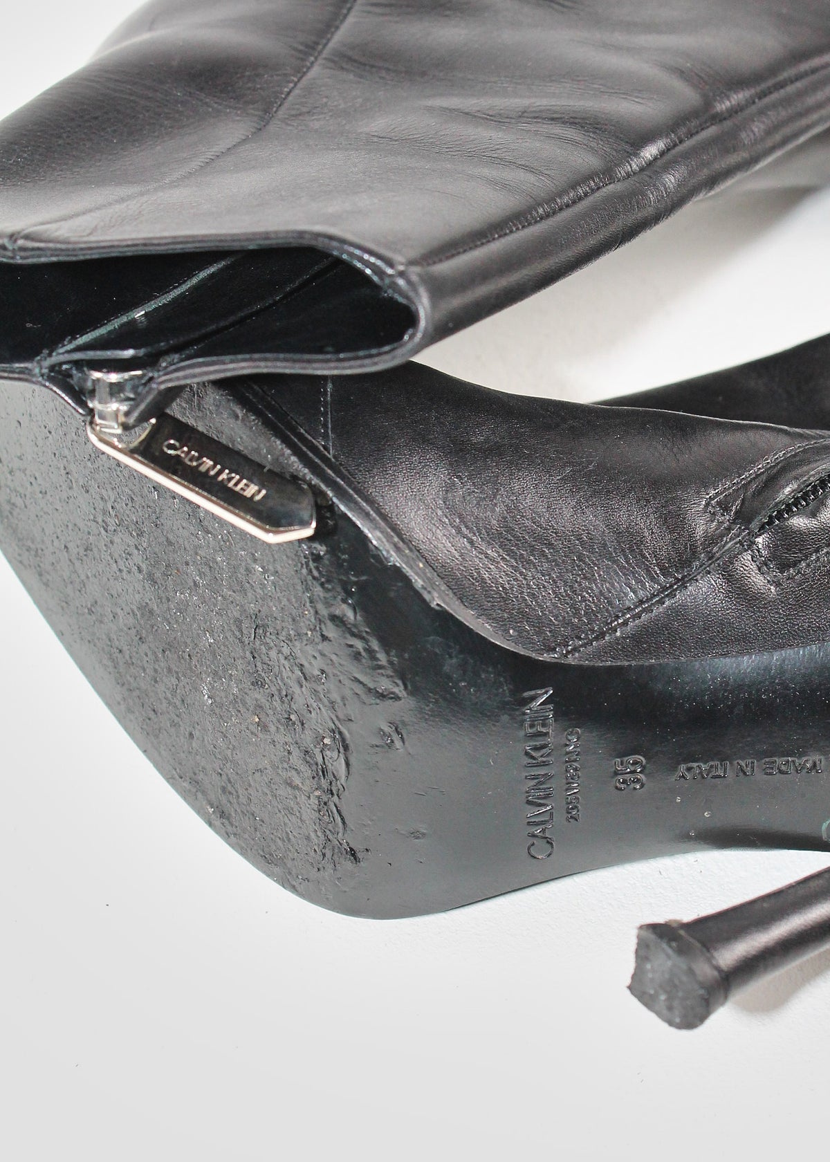 Calvin Klein 205W39NYC Leather Boots
