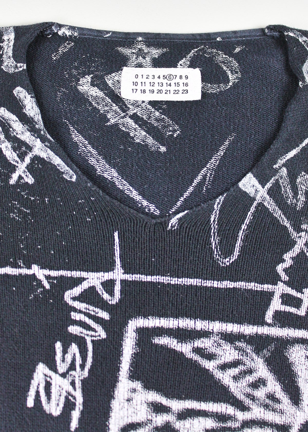 MM6 Maison Margiela Handwritten Vintage Jumper (FW2004)