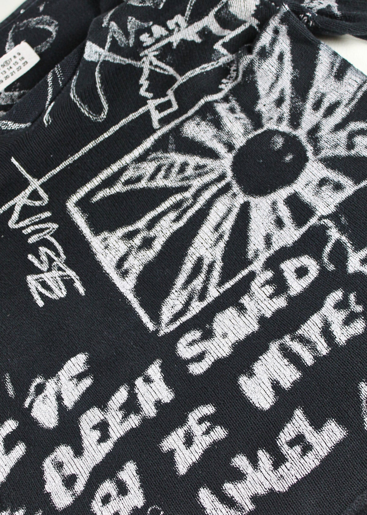 MM6 Maison Margiela Handwritten Vintage Jumper (FW2004)