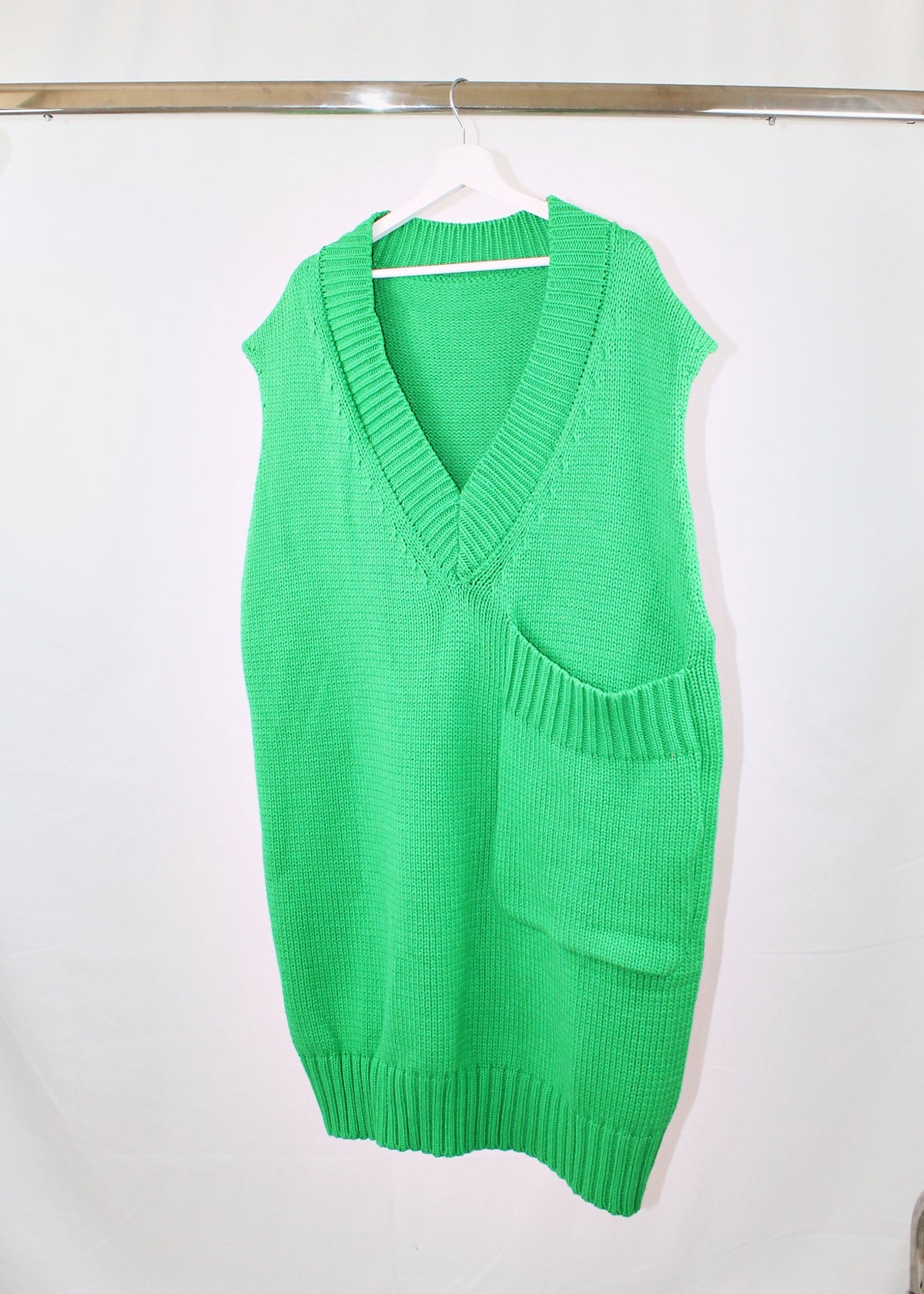 Issey Miyake Green Breeze Oversized Cotton Knit