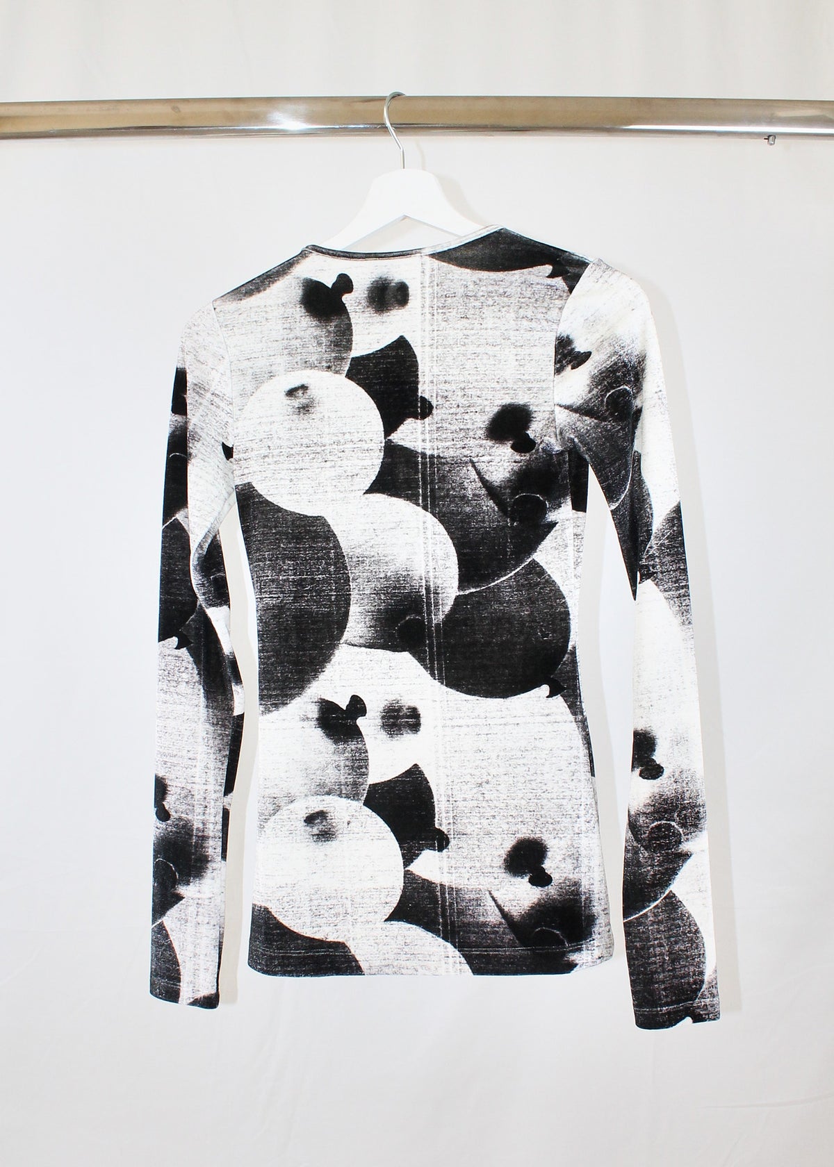 Loewe Black Balloon Printed Velvet Long-Sleeve