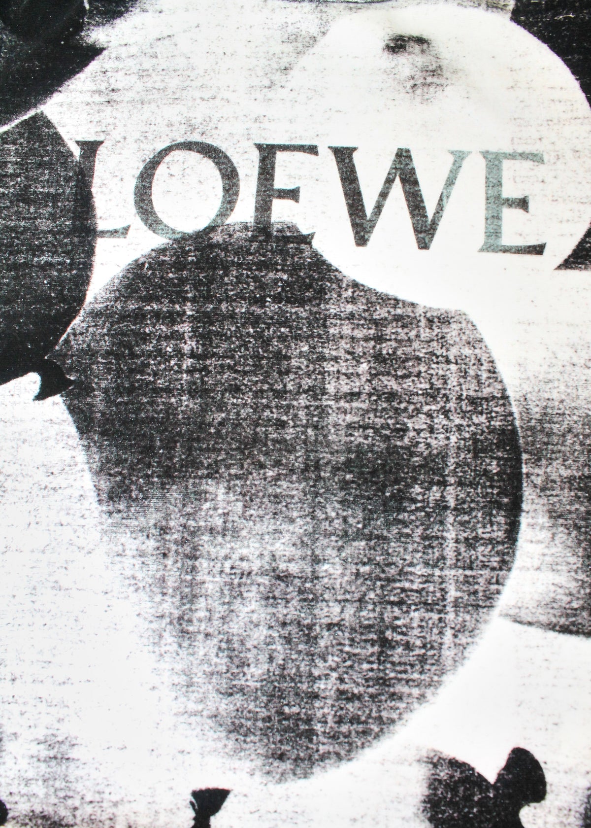 Loewe Black Balloon Printed Velvet Long-Sleeve