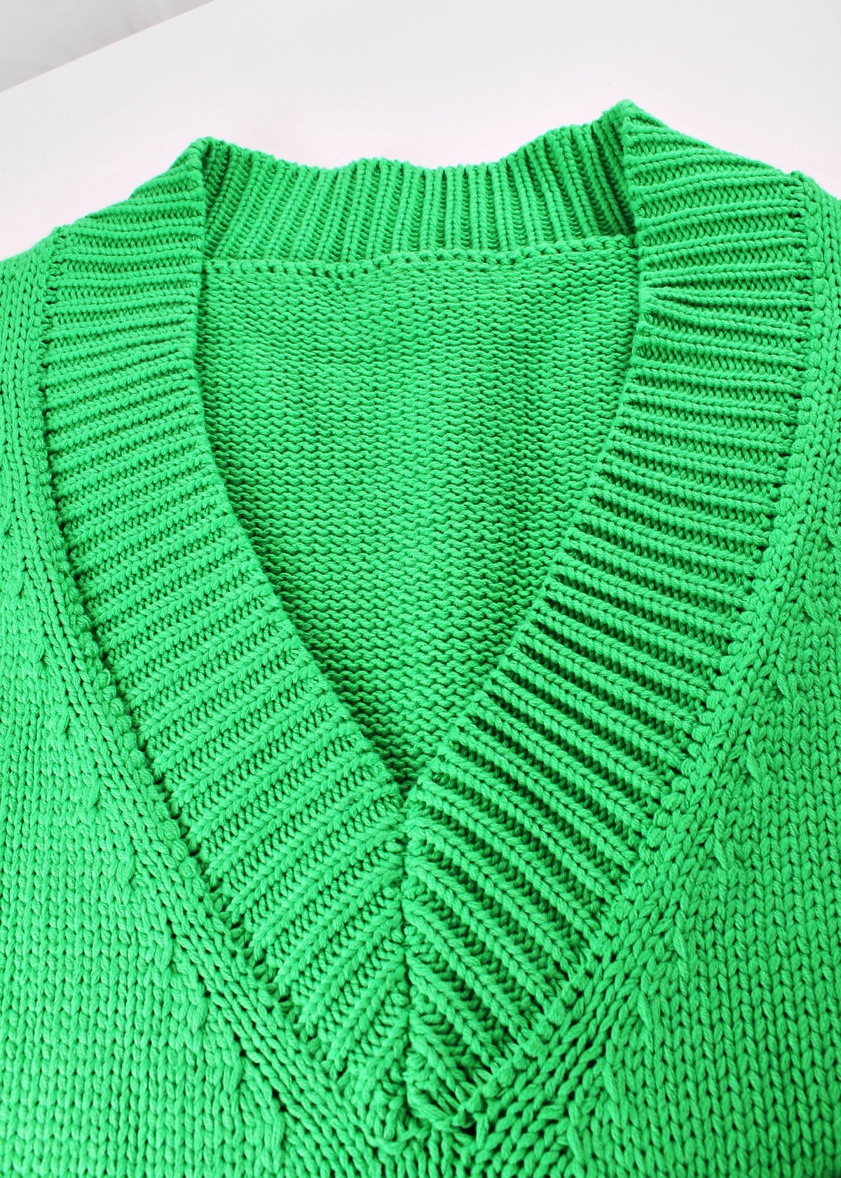 Issey Miyake Green Breeze Oversized Cotton Knit