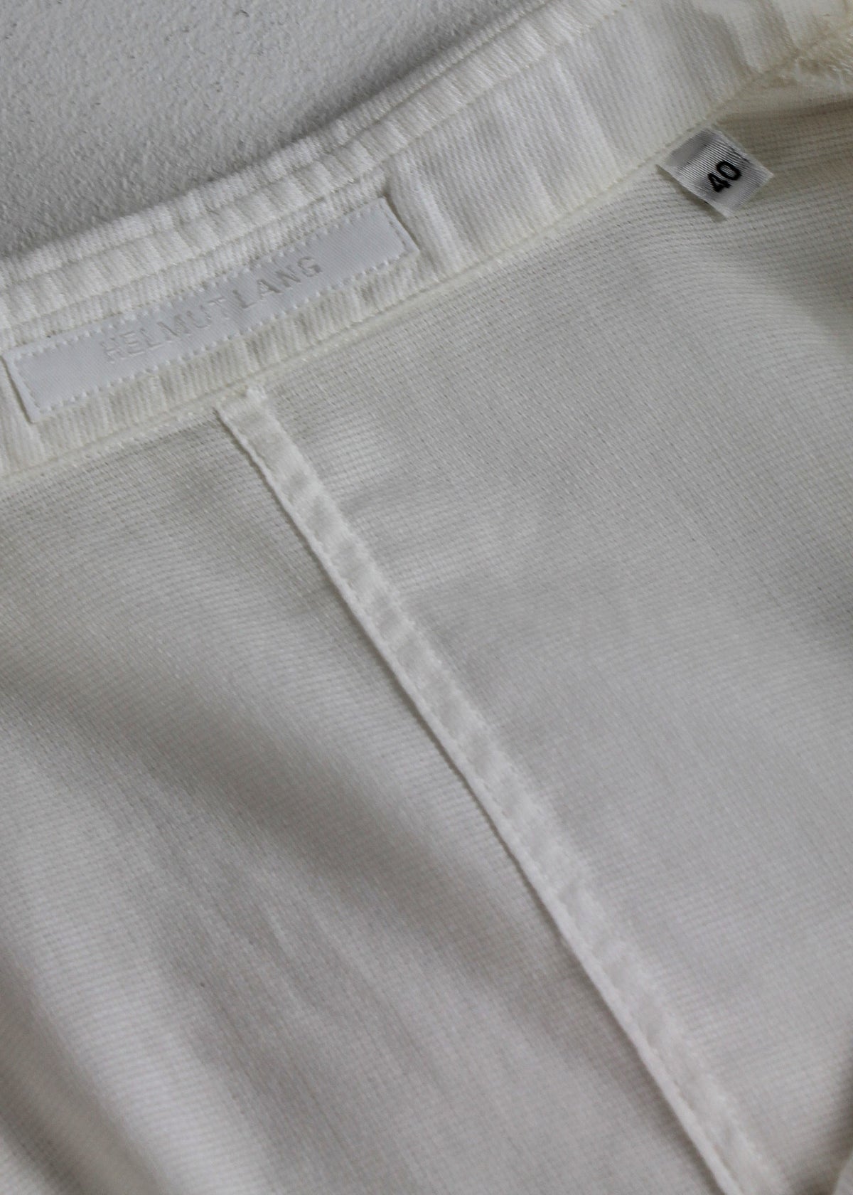 Helmut Lang White Long-Sleeve Shirt