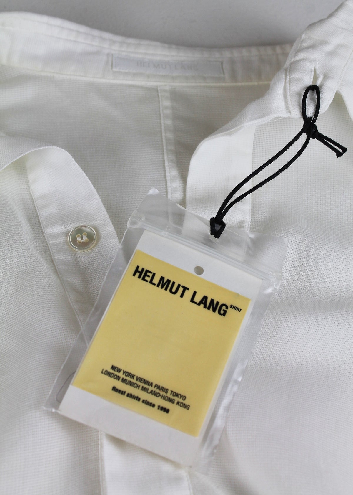 Helmut Lang White Long-Sleeve Shirt