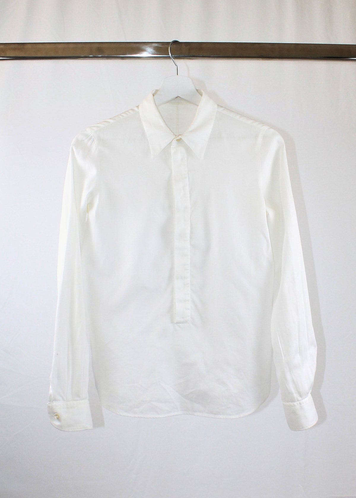 Helmut Lang White Long-Sleeve Shirt