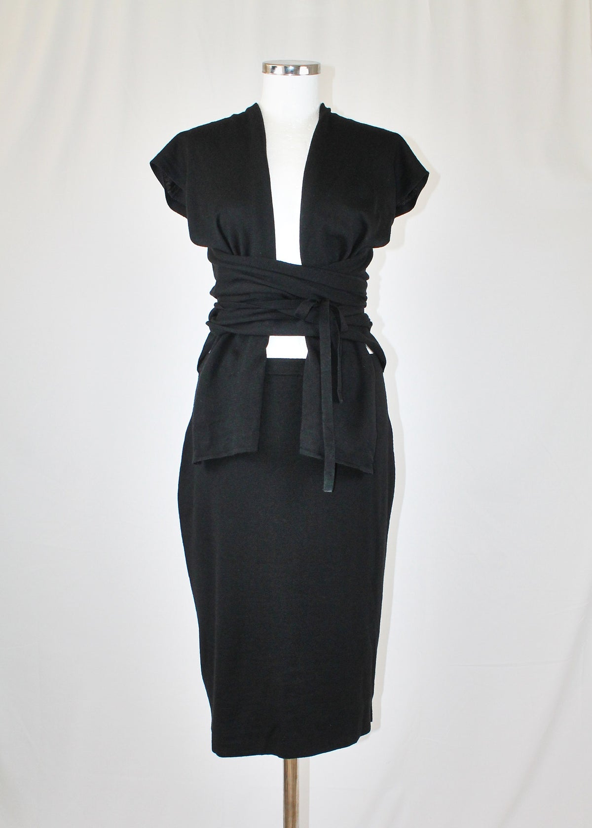 Maison Martin Margiela Wrap Knit Dress (FW2008)