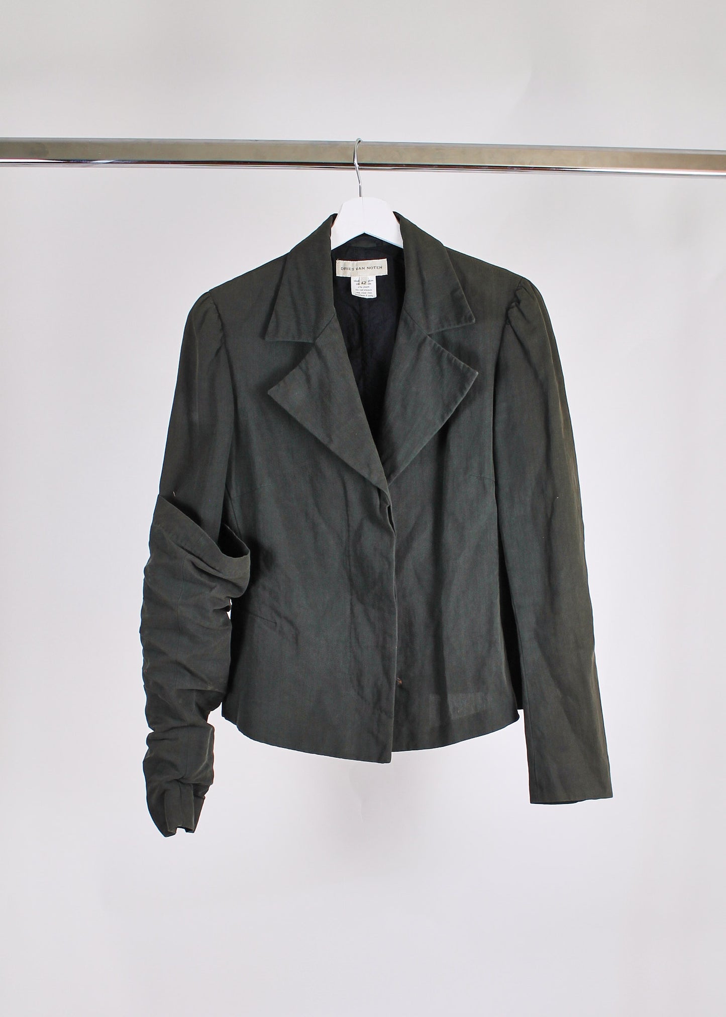 Dries Van Noten Khaki Blazer